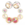 A collection of floral buttons in different sizes