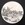 Button decorated with a coach and horses