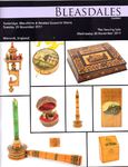 Bleasdales Auction Catalogue of Antique Sewing Tools 2011